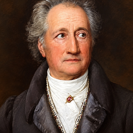 Goethe Flashcards app icon: a portrait of Johann Wolfgang von Goethe